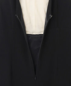 GRACE CONTINENTAL シアーラッフルロングドレス