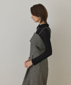 GRACE CONTINENTAL チドリツイードサロペット