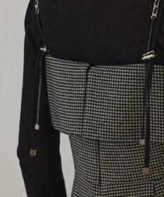 GRACE CONTINENTAL チドリツイードサロペット