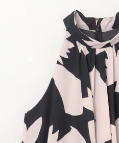 GRACE CONTINENTAL キカプリントホルタードレス