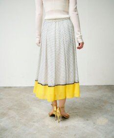 GRACE CONTINENTAL ドットBOXタックスカート