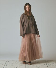 GRACE CONTINENTAL チュールボリュームスカート ベージュ