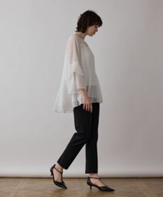 GRACE CONTINENTAL フィルムジャガードフリルトップ