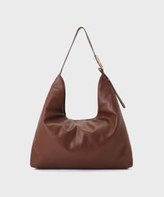 GRACE CONTINENTAL パテッドレザートート ブラウン