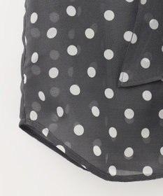 GRACE CONTINENTAL シアードットプリントブラウス