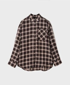 GRACE CONTINENTAL ストール付チェックシャツ