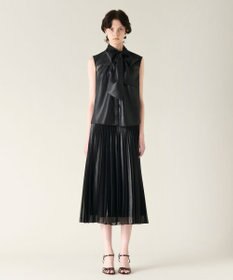 GRACE CONTINENTAL チンツボウタイノースリーブブラウス