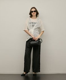 GRACE CONTINENTAL タックロゴTシャツ