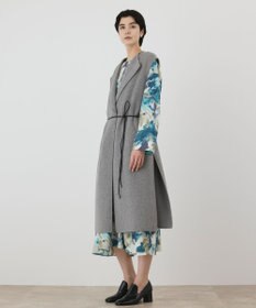 GRACE CONTINENTAL カシミヤ混リバージレ