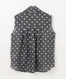 GRACE CONTINENTAL シアードットプリントブラウス