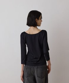 GRACE CONTINENTAL テレコボートネックトップ