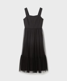 GRACE CONTINENTAL チュールコンビティアードワンピース