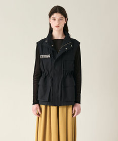 GRACE CONTINENTAL ビジューアーミーベスト