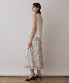 GRACE CONTINENTAL シアーメッシュノースリーブ