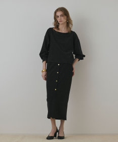 GRACE CONTINENTAL ラメカットスカート