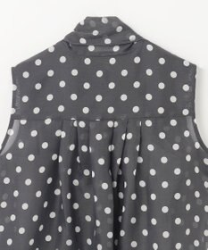 GRACE CONTINENTAL シアードットプリントブラウス