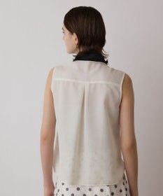 GRACE CONTINENTAL シアーメッシュノースリーブ