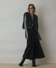 GRACE CONTINENTAL ショ－トファ－ジレ