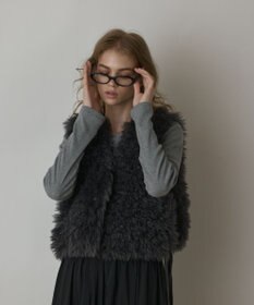 GRACE CONTINENTAL ショ－トファ－ジレ