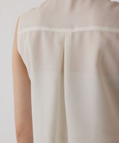 GRACE CONTINENTAL シアーメッシュノースリーブ