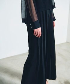 GRACE CONTINENTAL トリアセプリーツパンツ