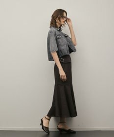 GRACE CONTINENTAL ハーフスリーブデニムシャツ