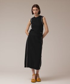 GRACE CONTINENTAL カノコニットスカート ブラック