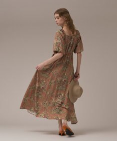 GRACE CONTINENTAL ヴィンテージフラワープリントワンピース