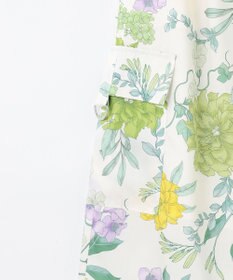 GRACE CONTINENTAL フラワープリントワークパンツ