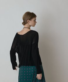 GRACE CONTINENTAL フロッキーオーバーカットトップ