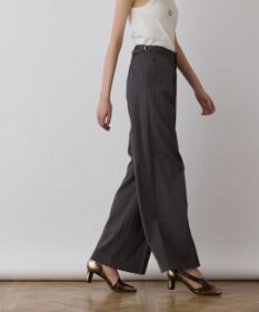 GRACE CONTINENTAL スラブストレッチタックパンツ