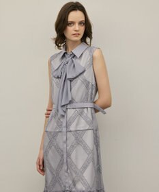 GRACE CONTINENTAL チュールレースワンピース