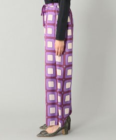 グレースコンチネンタル　サテンジオメトリックパンツ サテンジオメトリックパンツ / GRACE CONTINENTAL | GRACE