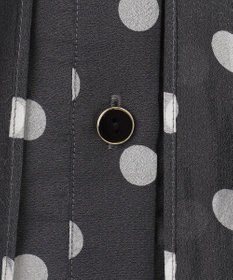 GRACE CONTINENTAL シアードットプリントブラウス