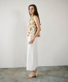 GRACE CONTINENTAL エスニックフラワー刺繍トップ