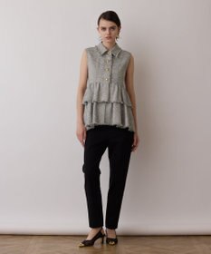 GRACE CONTINENTAL ツイードフリンジジレ