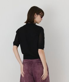 GRACE CONTINENTAL ハーフスリーブニットカーディガン
