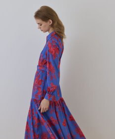 GRACE CONTINENTAL ブーケフラワープリントワンピース