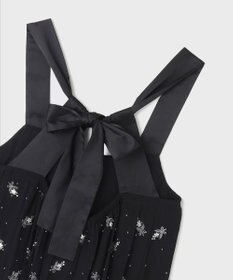 GRACE CONTINENTAL フラワー刺繍ノースリーブワンピース