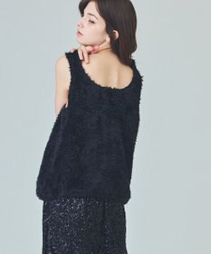 GRACE CONTINENTAL チュールフェザータンクトップ