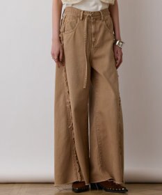 GRACE CONTINENTAL フリンジバギーパンツ