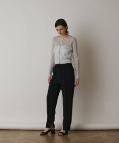 GRACE CONTINENTAL ラメリブシアーニットカーディガン