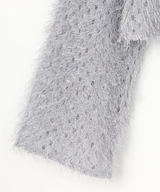 GRACE CONTINENTAL ラメフリンジカットトップ