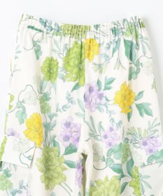 GRACE CONTINENTAL フラワープリントワークパンツ