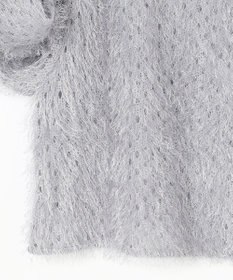 GRACE CONTINENTAL ラメフリンジカットトップ