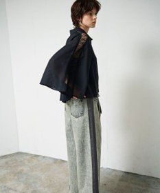 GRACE CONTINENTAL シアーポンチョシャツ