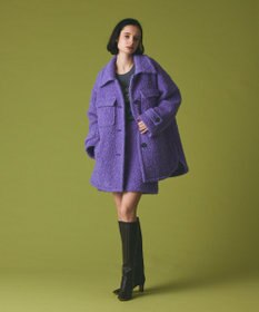 GRACE CONTINENTAL リングウールミニスカート