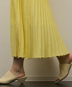 GRACE CONTINENTAL バイカラーボウタイニットワンピース