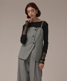 GRACE CONTINENTAL フロントウェーブキャミ