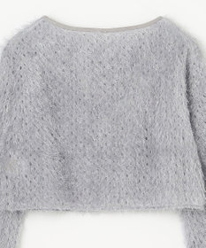 GRACE CONTINENTAL ラメフリンジカットトップ